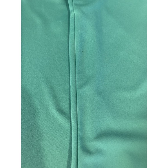 Nike Golf DRI-FIT XL Henley Blade Collar Polo Shirt Teal Blue Embroidered Swoosh - Picture 4 of 8